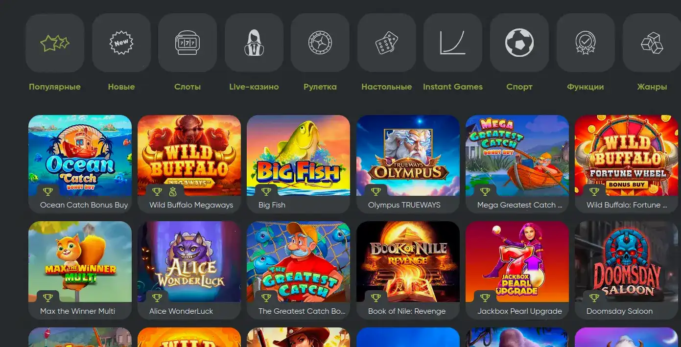 Мобильная версия Джозз казино на экране смартфона